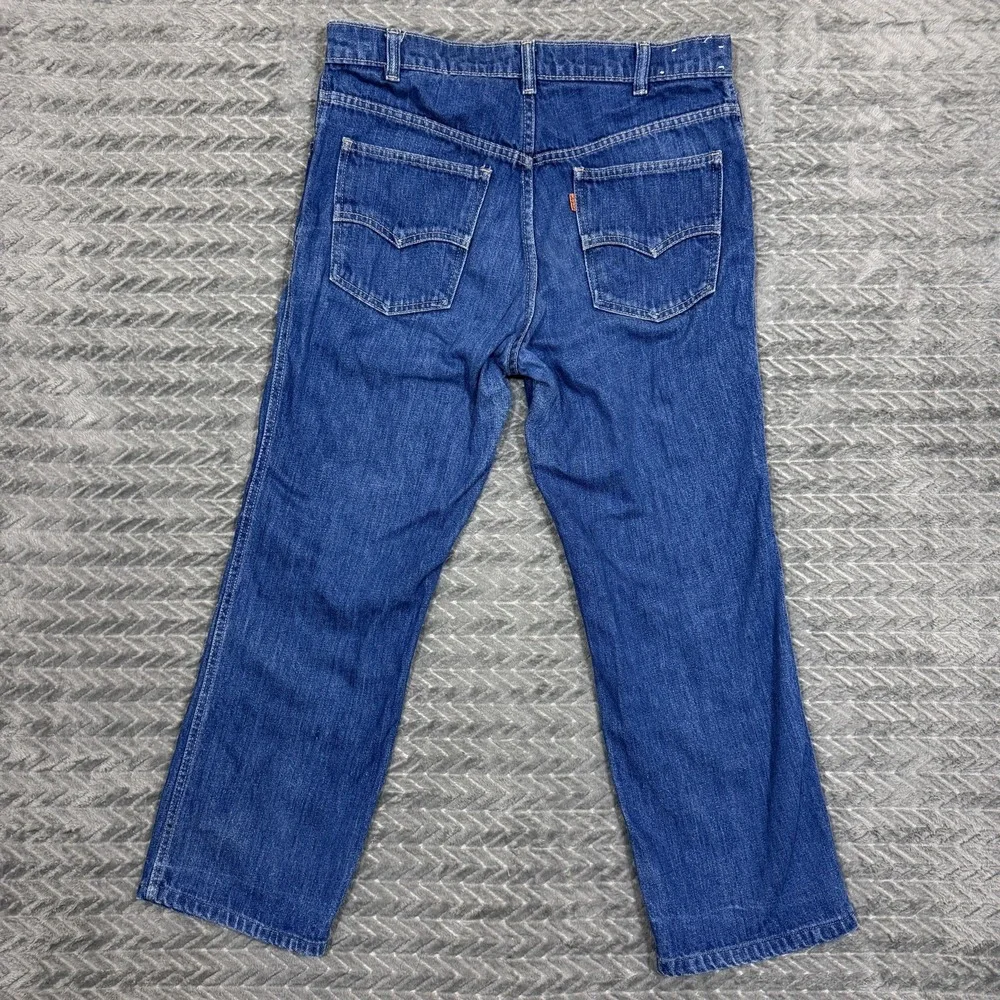Vtg Levis Jeans Men Orange Tab 32x32/Fits 31x25 Western Straight Leg 90s